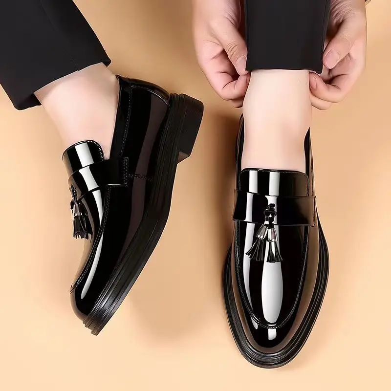 Young Men Formal Wear - Туфли мужские из лакированной кожи, повседневная