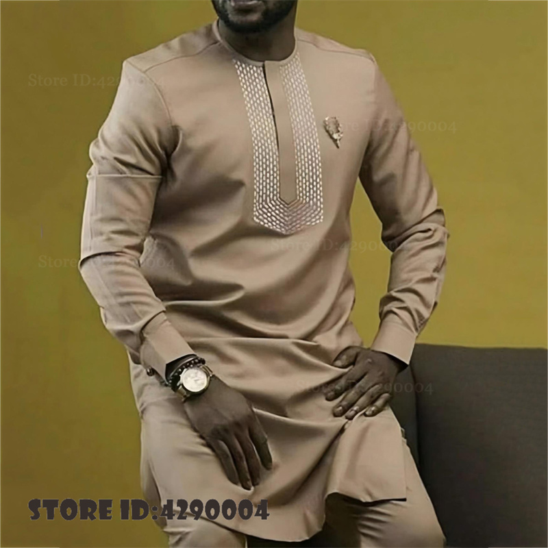 Men'S Formal Ethnic Wear - Африканский традиционный мужской костюм: рубашка с