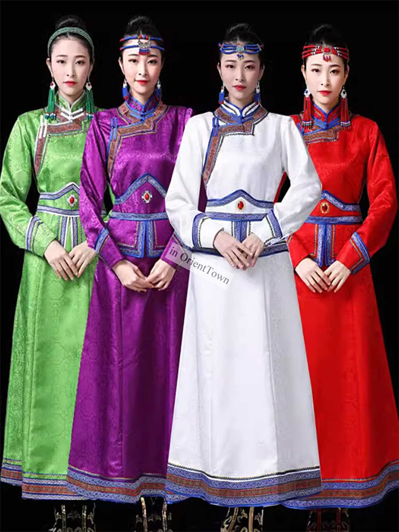 Men Formal Wear Purple - Женское повседневное традиционное платье Ulaanbaatar, монгольский
