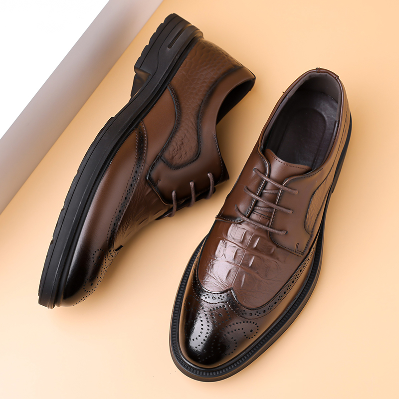 Летние новые кожаные туфли для – обзор и цена Formal Men Office Wear Sandals