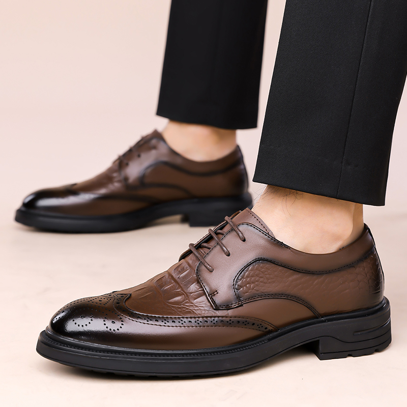 Летние новые кожаные туфли для – обзор и цена Formal Men Office Wear Sandals