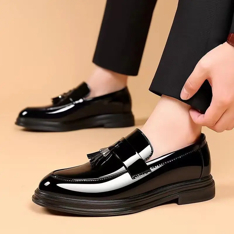Туфли мужские из лакированной  – обзор и цена Young Men Formal Wear