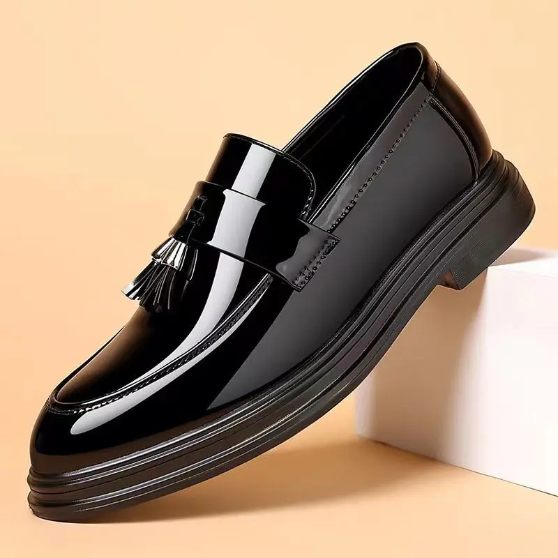 Туфли мужские из лакированной  – обзор и цена Young Men Formal Wear