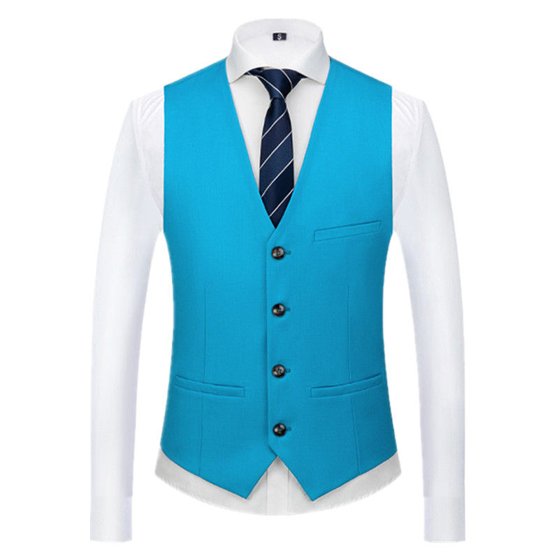 Однотонный деловой костюм, жил – обзор и цена Formal Vest Waistcoat