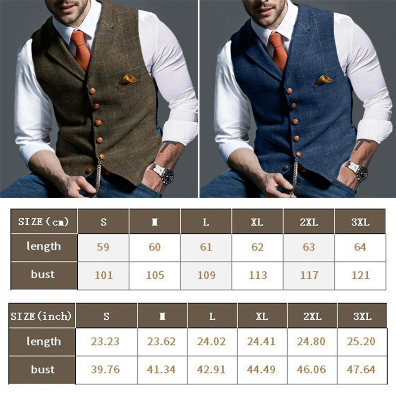 Модные мужские жилеты с лацкан – обзор и цена Formal Vest Waistcoat