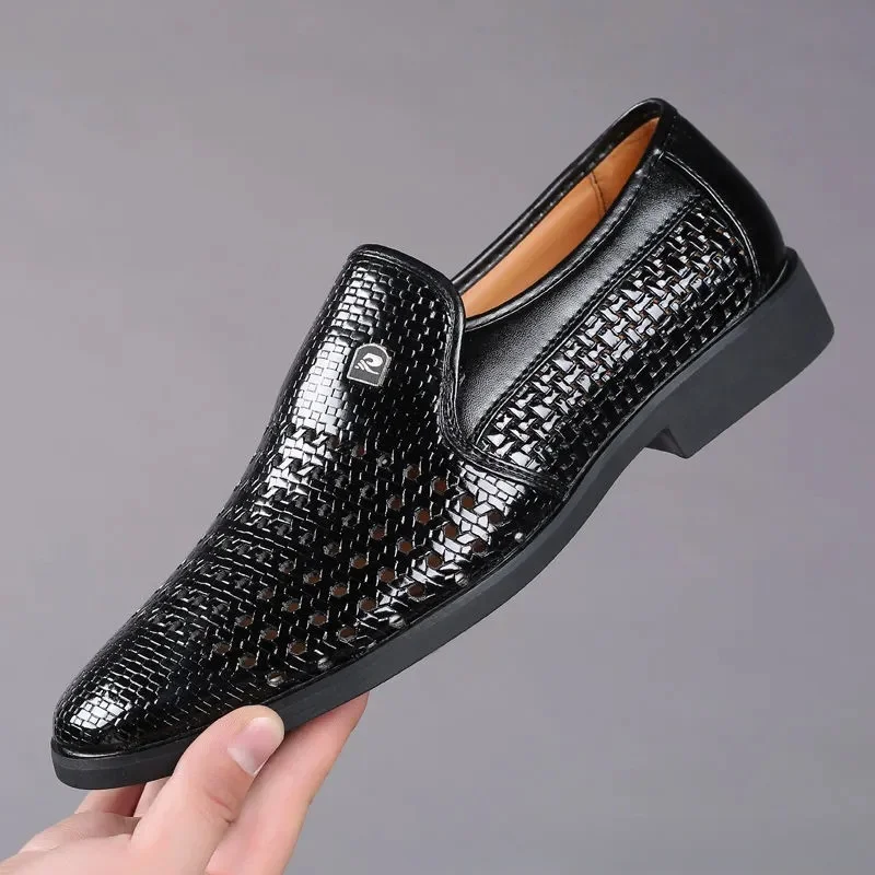 Новые летние кожаные туфли, му – обзор и цена Formal Men Office Wear Sandals