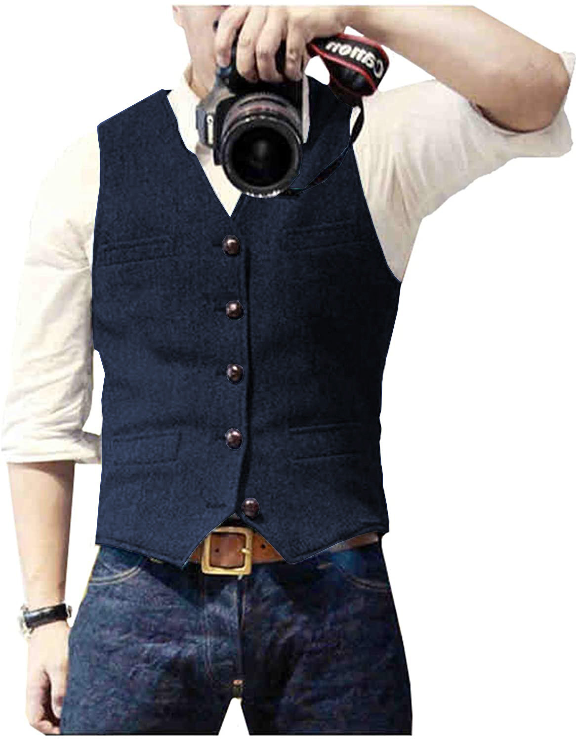 Мужской костюмный жилет с V-об – обзор и цена Formal Vest Waistcoat