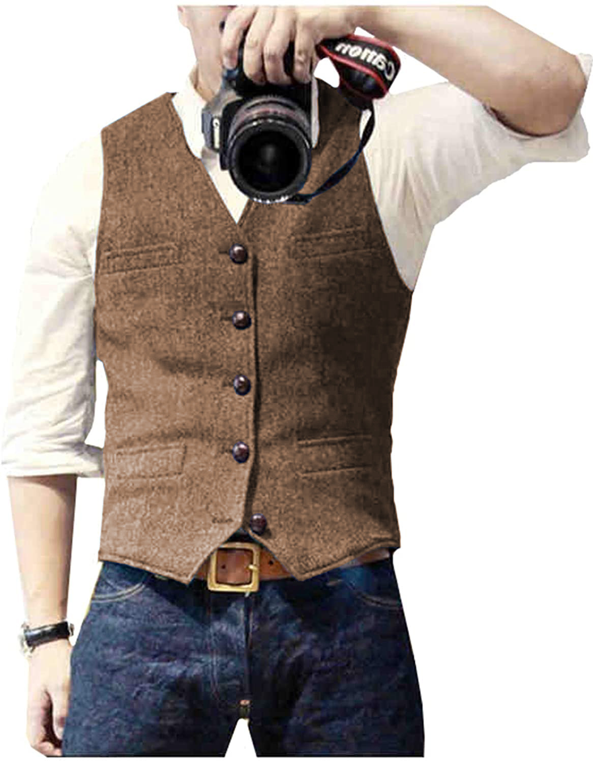 Мужской костюмный жилет с V-об – обзор и цена Formal Vest Waistcoat