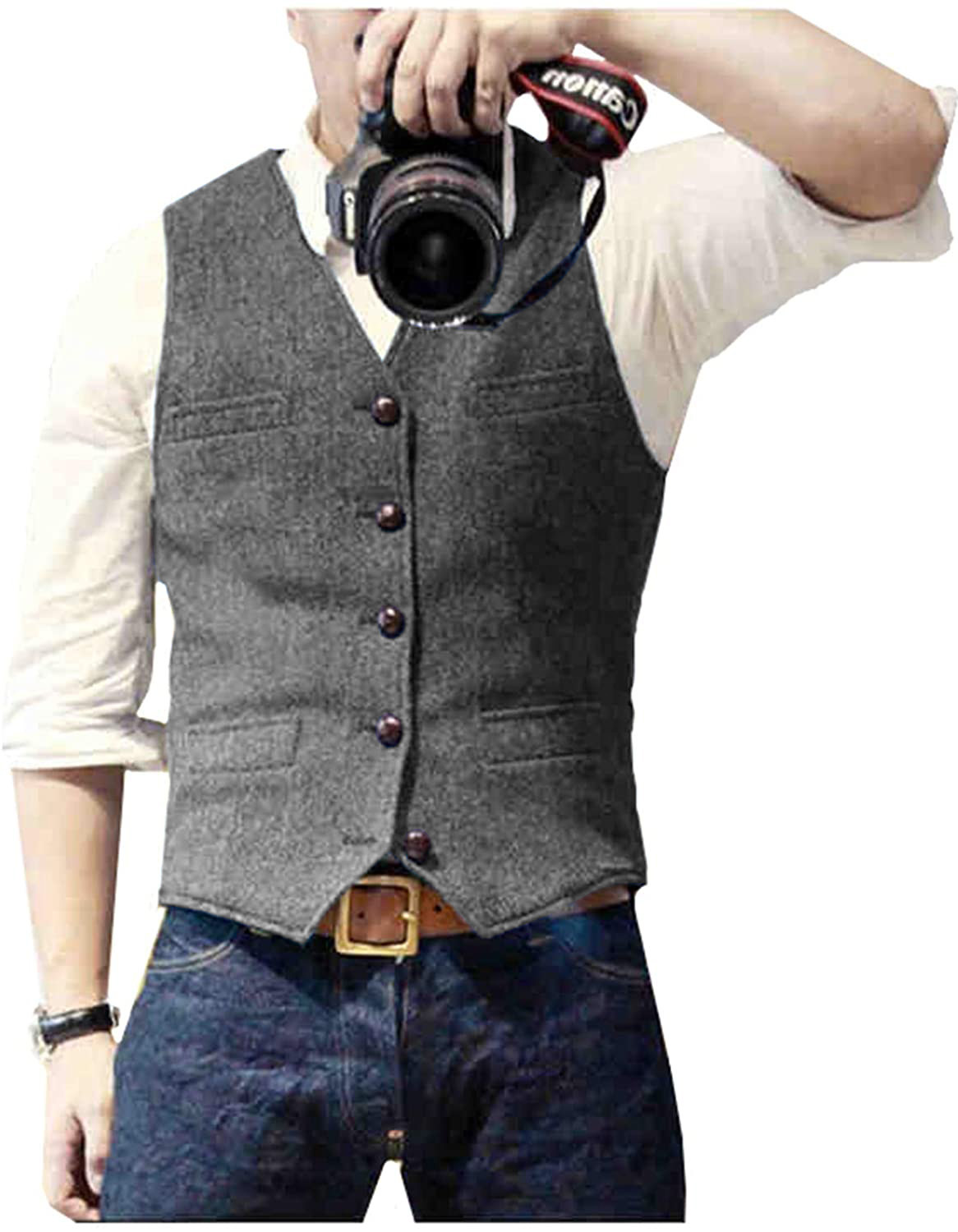 Мужской костюмный жилет с V-об – обзор и цена Formal Vest Waistcoat