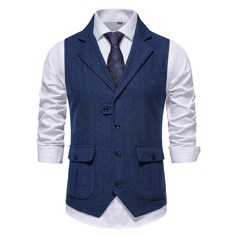 Мужской костюмный жилет в елоч – обзор и цена Formal Vest Waistcoat