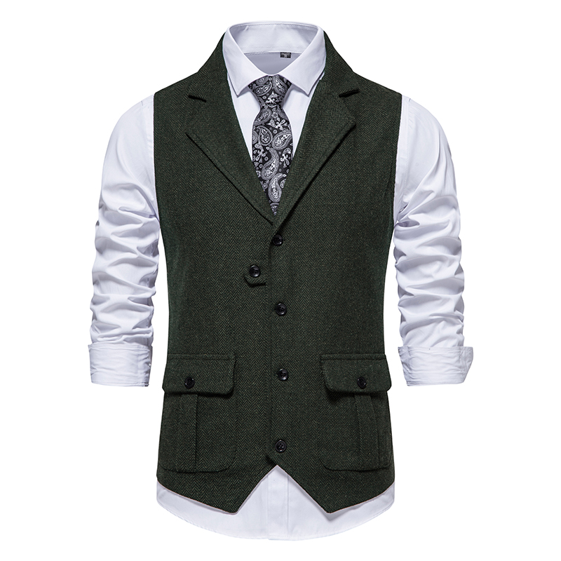 Мужской костюмный жилет в елоч – обзор и цена Formal Vest Waistcoat