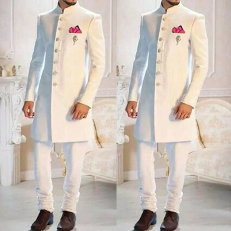 2 шт., Мужской однобортный смо – обзор и цена Men'S Formal Ethnic Wear