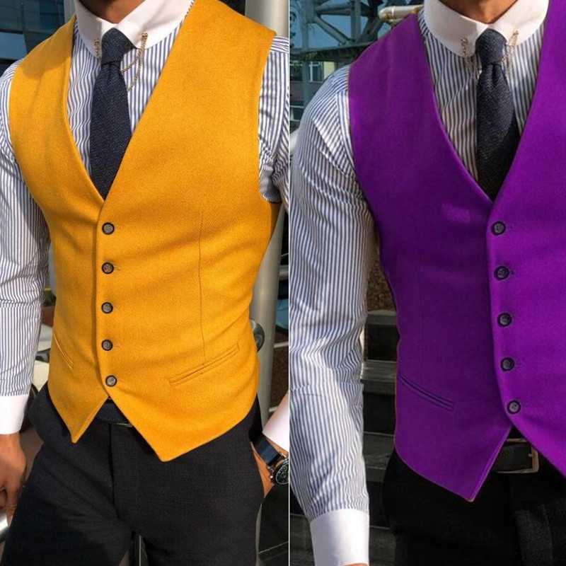 Жилет мужской классический, пр – обзор и цена Formal Vest Waistcoat